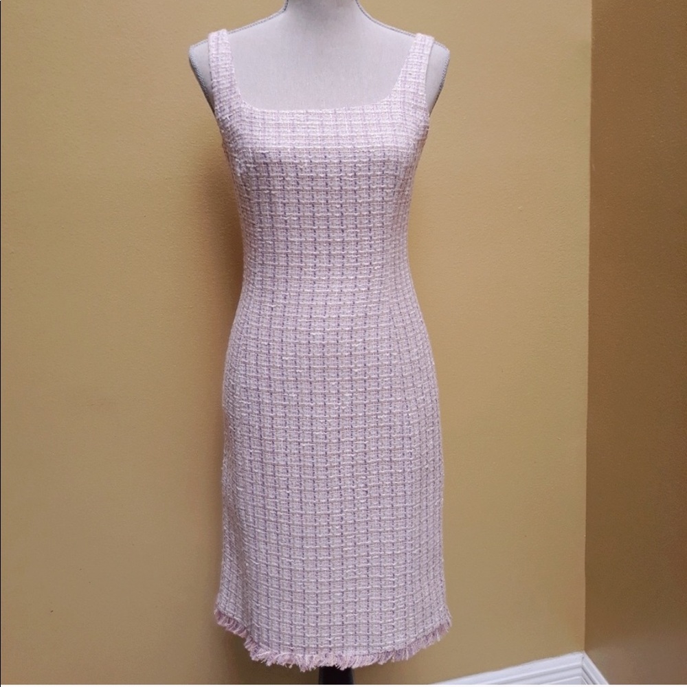 Shani tweed pink pastel dress xs 2